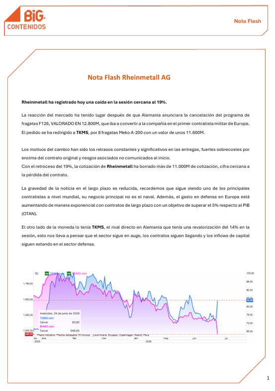 Nota Flash: Rheinmetall
