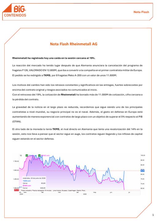 Nota Flash: Rheinmetall