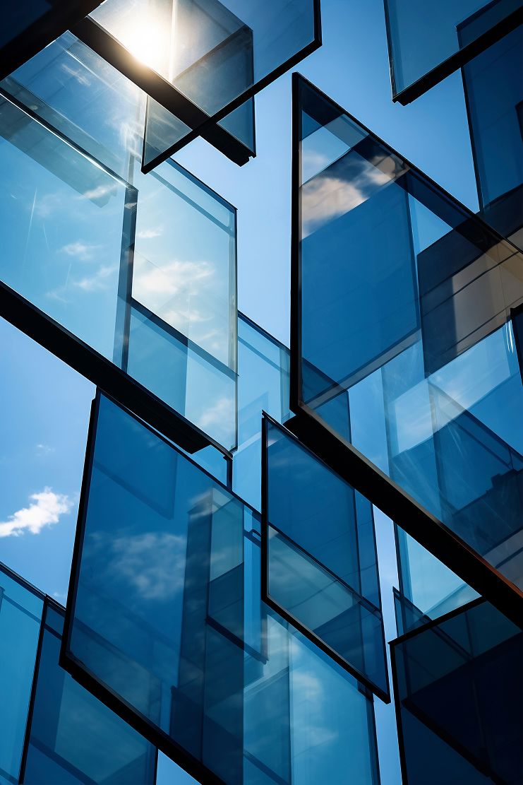 3D Render Glass 1